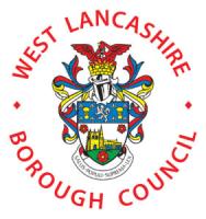 West Lancashire Borough Council sponsor logo